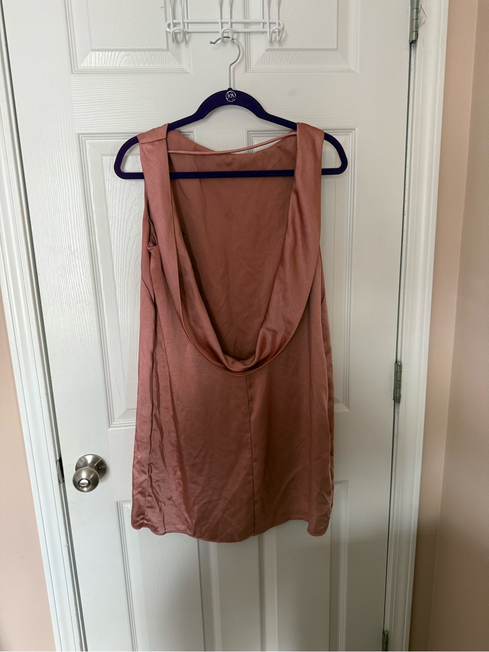 Kenneth Cole Satin Cowl Neck Camisole - Rose